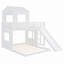 Lit en bois, lit mezzanine avec échelle, glissade et garde-corps-1208852647