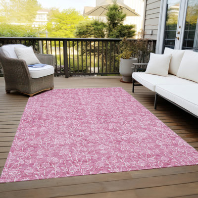 Tapis intérieur / extérieur Lavonia avec envers antidérapant