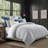 Pacific Stripe Reversible Cotton Comforter Set-102347650-102347651