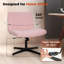 Chaise de bureau sans accoudoirs Criss-723242639