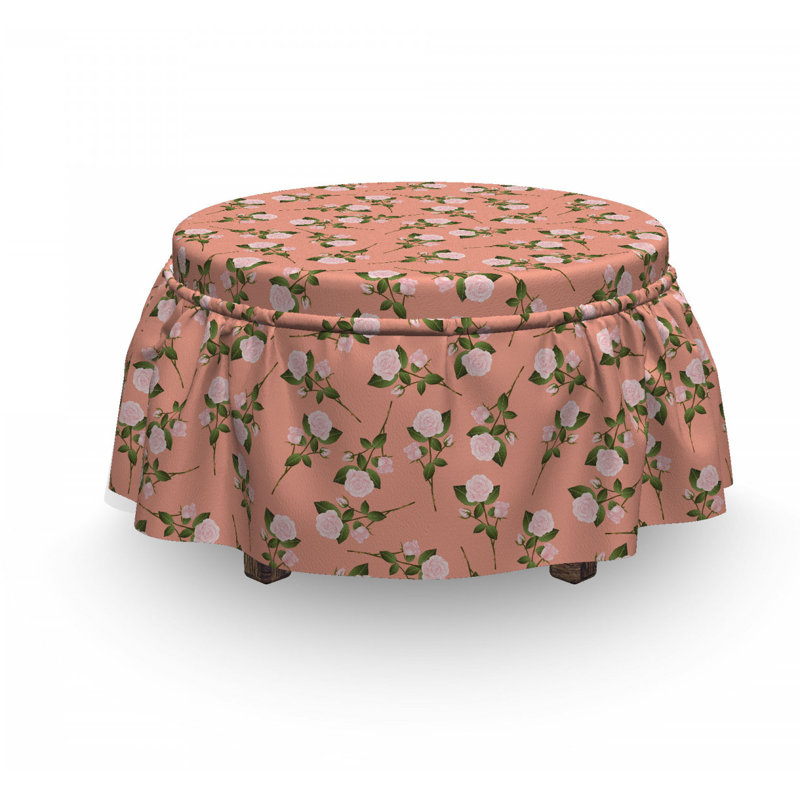 Box Cushion Ottoman Slipcover
