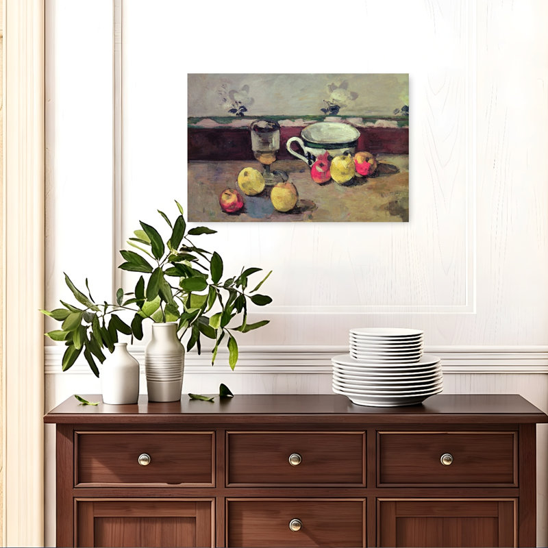 Nature morte, 1875-1877, estampe d'art mural abstrait contemporain, H 16 po x l 24 po