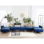 Cherry 6 Seater Velvet Large Corner Sofa -1715771037