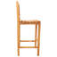 Chaise de bar en bois de teck Anjila