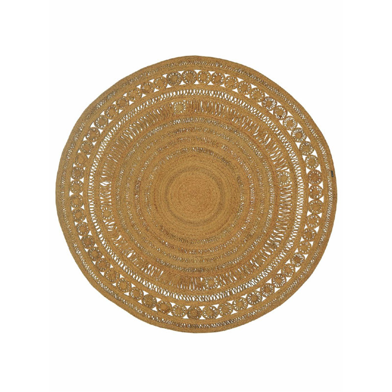 Tapis doré Mehndi, Rond 10 pi
