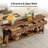 70.87" Console Table With 3 Drawers And Shelves, Farmhouse Wooden Long Sofa Table For Living Room, Entryway, Hallway-40278223