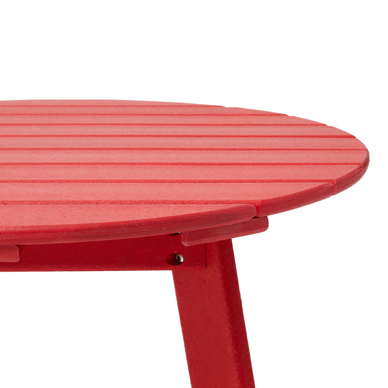 Table basse Ramonita, Rouge, H 19 po x l 32 po x P 32 po