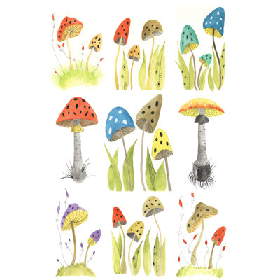 Mushroom Haven Grid par Gayle Martin Legner