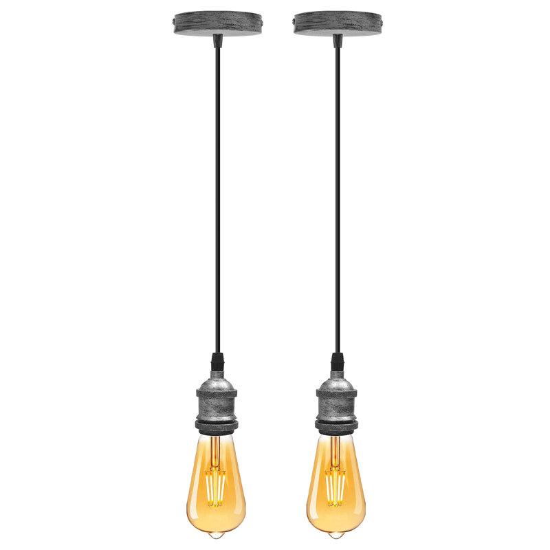 Ischua 2 - Light Single Pendant, No, Brass Silver