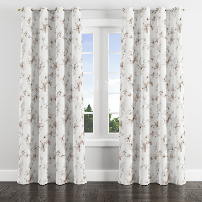 Rideau occultant Boho, Œillets dorés, L 52 po x L 95 po