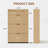 Fluted Shoe Cabinet with 3 Flip Drawers, 2 Small Drawers & Hook, Slim Hidden Shoe Storage for Entryway-1930932873