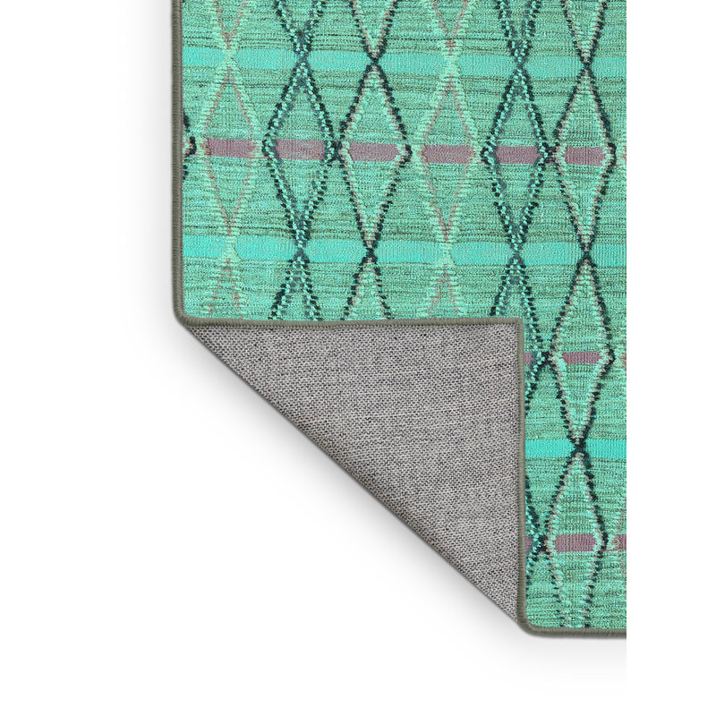 Washable Geometric Indoor Rug, Rectangle 2' x 3'