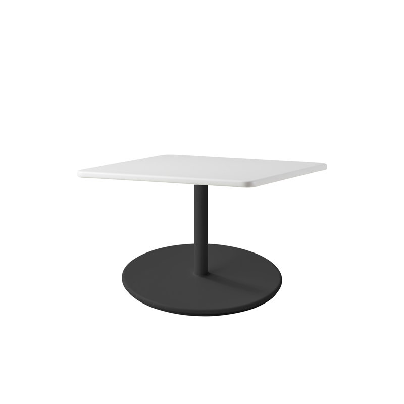 Go Outdoor Square Coffee Table, 15.9" H x 29.6" W x 29.6" D, Lava Gray