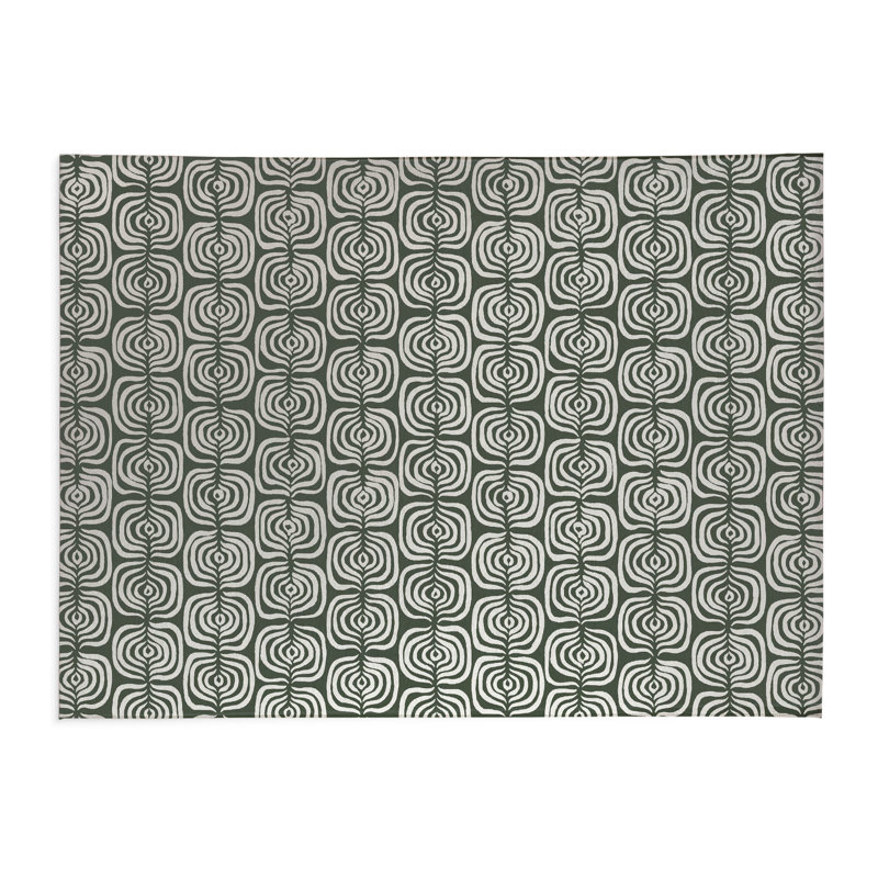 The Way Kids Play Mat, Chimichurri/Green, Rectangle 2' x 3'