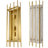3 - Light 24" Modern Rectangle Flush Mounted Sconce Alabaster Bathroom Vanity Lights-2054161807