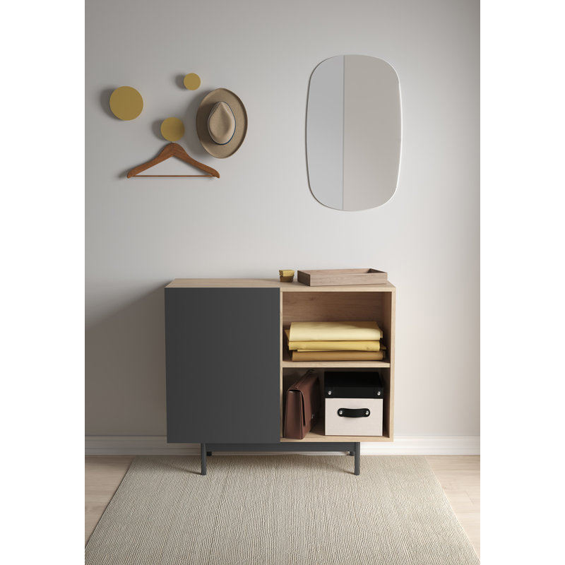 Jvonte Standard Accent Chest, Light Oak/Graphite