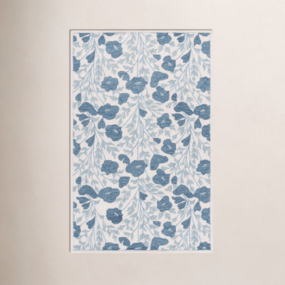Hand-Tufted Wool Floral Rug