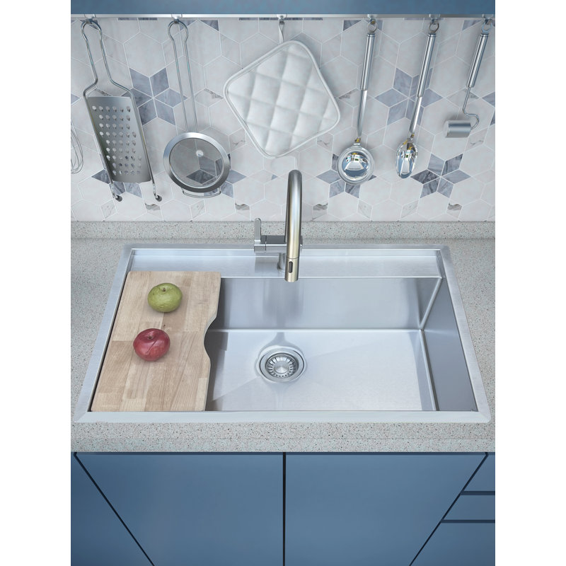 36" X-Large Single Bowl Dualmount Kitchen Sink