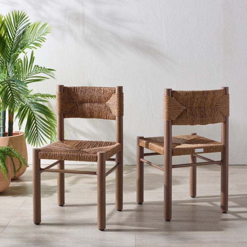 Chaise de salle à manger Indie, Brun