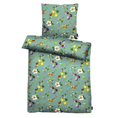 Cotton Floral Duvet Cover Set with Pillowcases Included