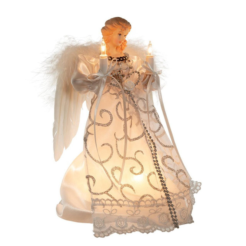 9 " Plastic and Polyester Tree Topper