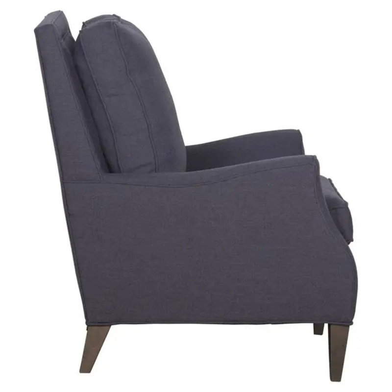 Libby Langdon Halsey 25.5'' W Lounge Chair, Espresso, 8789 Sage 100% Polyester