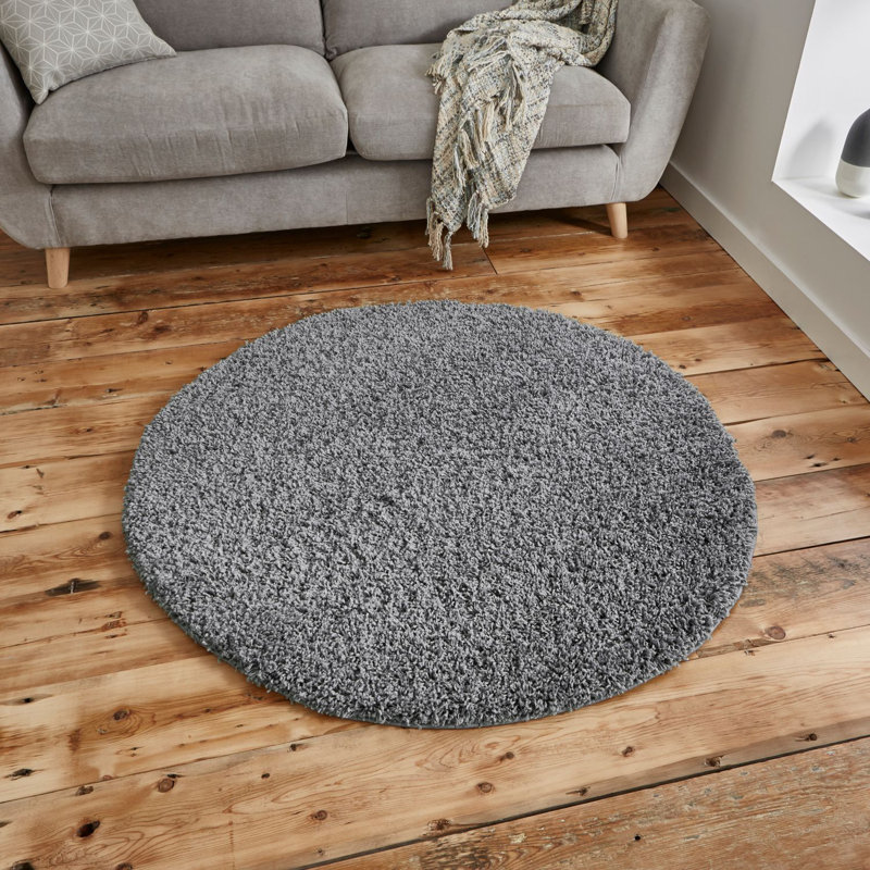 Vista area rug Machine Woven Grey, Round 133cm