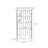 Retro Walnut Solid Wood China Cabinet