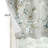Hutchcraft Floral Tailored 50" Window Valance in Gray/White/Turquoise-925416942