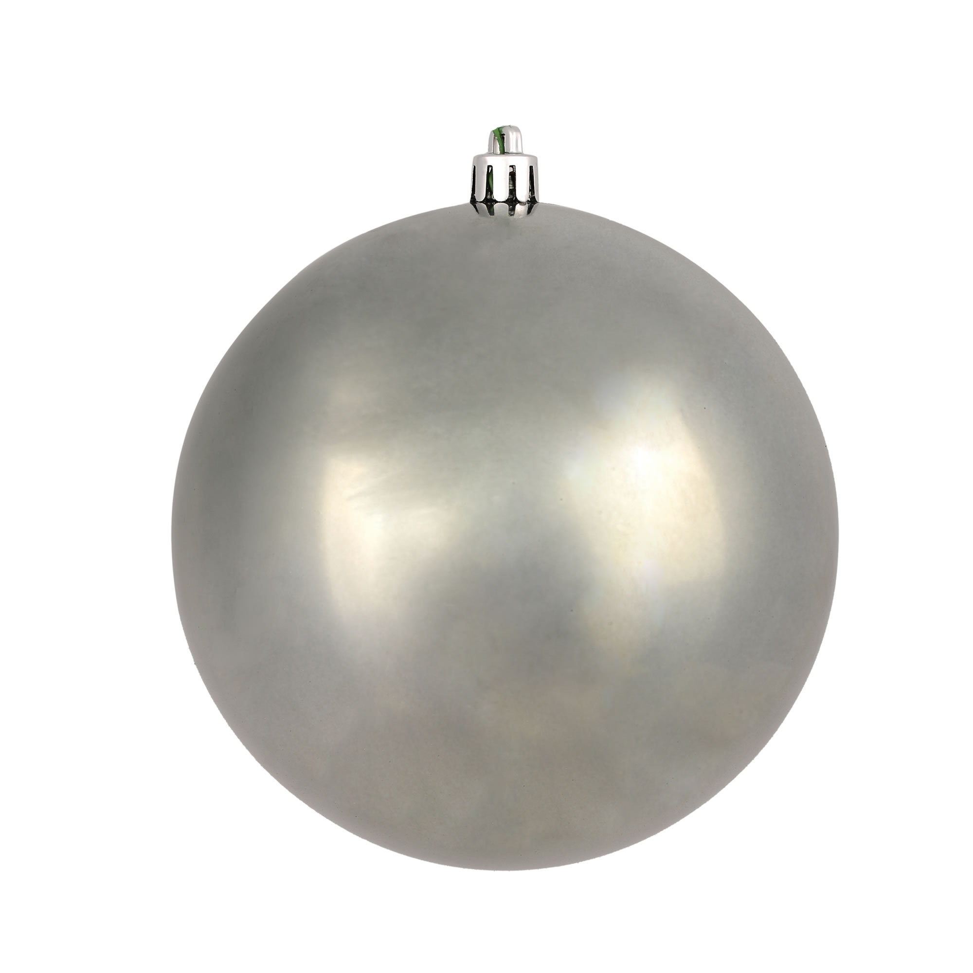 Holiday Décor Ball Ornament, Wrought Iron Shiny, 4" H x 4" W x 4" D