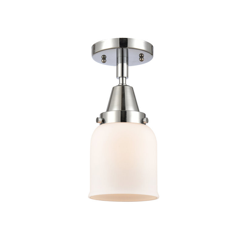 Plafonnier encastré en verre à DEL, Ampoule non incluse, Oui, Chrome poli