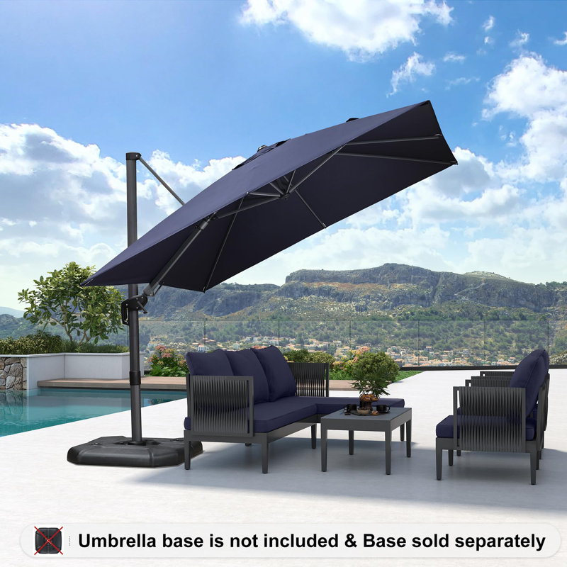 304cm Cantilever Parasol, Navy