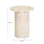 Table d'appoint Blossom Faux Travertine