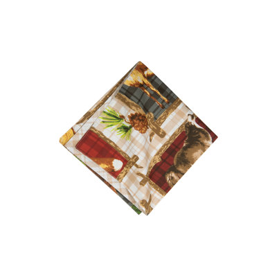 Aleita 100% Cotton Animals/Nature Square Napkin