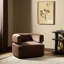 Ward Swivel Chair-Surrey Cocoa-149349939