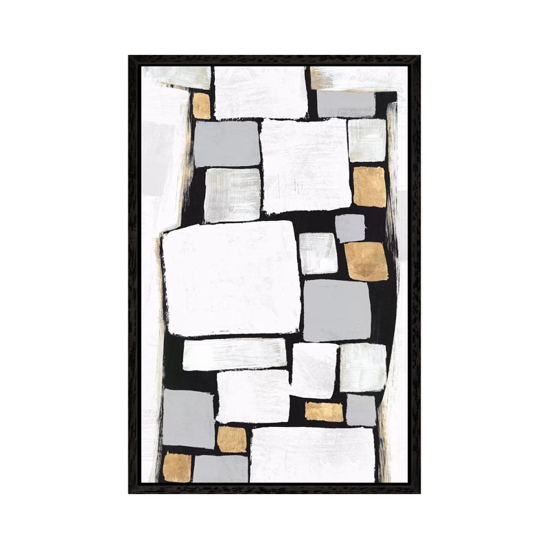 Stacks II by Isabelle Z - Print on Canvas, Black Framed, 66.04 cm H x 45.72 cm W