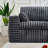 Space-saving Modern Grey Chenille Sectionals With Ottoman