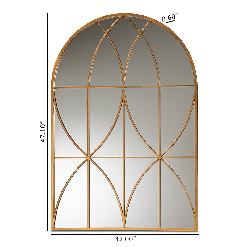 Auten Metal Arch Wall Mirror