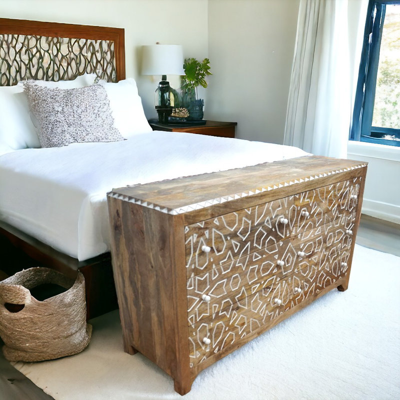 Commode 6 tiroirs Boho