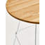 Ingle Elm Round Wood Top Dining Table