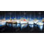 Evening at the marina - 24"x48" Framed canvas