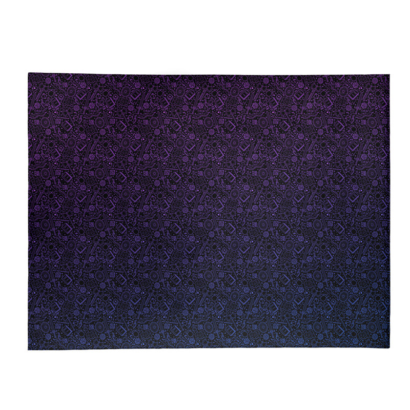 Tapis noir/mauve zone, Rectangle 2 pi x 3 pi