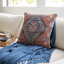 Coussin décoratif carré en mélange de coton / jute / polyester / polyester Vince
