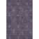 Tapis aubergine de qualité supérieure lavable à la machine Prisco