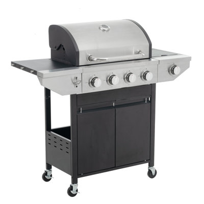 Barbecue au propane en acier inoxydable