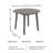Extendable Round Solid Wood Base Dining Table-112384467-112384466