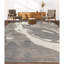 Abstract Area Rug in Charcoal