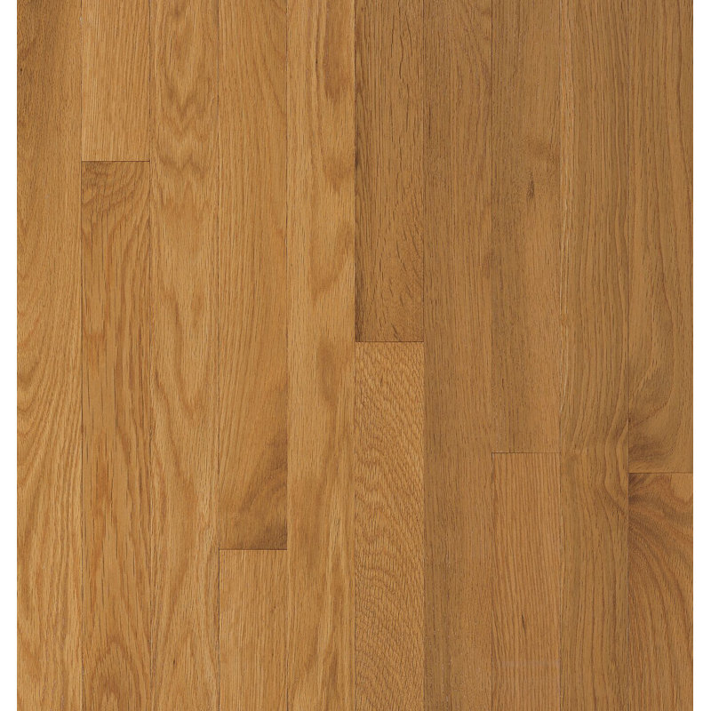 Parquet en chêne massif de 3/4 po d'épaisseur x 3 1/4 po x longueur variable, Soie de maïs