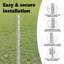 vidaXL Fence with Post Segment Outdoor Barrier Garden Terrace Divider Boundary-114618685-114618687