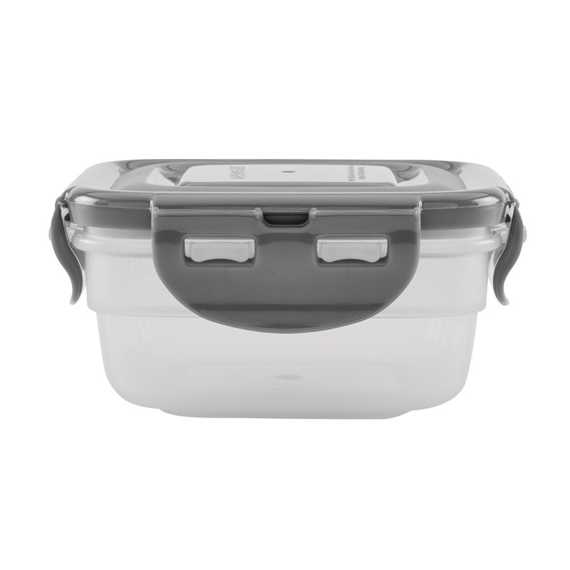 Gray BPA-Free Plastic Meal Prep Food Storage Container Set, 30-Piece